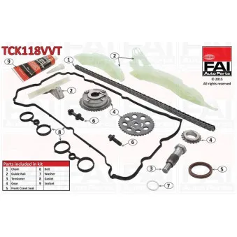 Kit de distribution par chaîne FAI AutoParts TCK118VVT