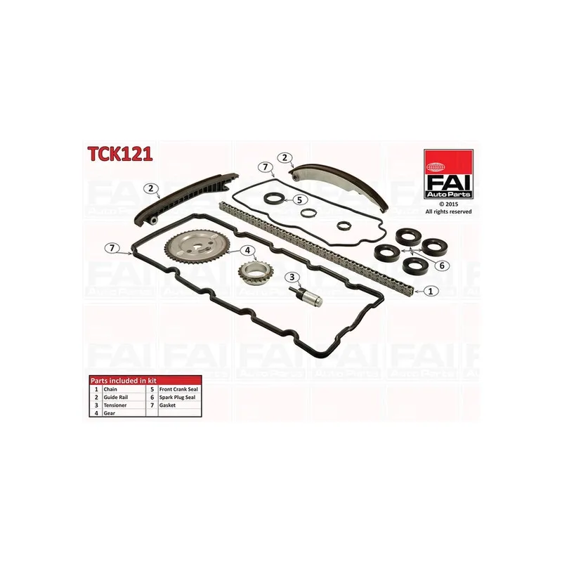 Kit de distribution par chaîne FAI AutoParts TCK121