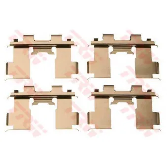 Kit d'accessoires, plaquette de frein à disque TRW PFK399
