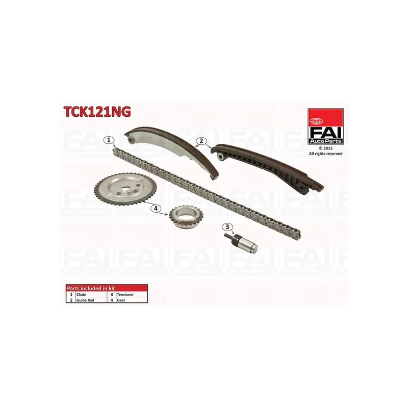 Kit de distribution par chaîne FAI AutoParts TCK121NG