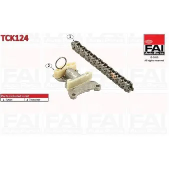 Kit de distribution par chaîne FAI AutoParts TCK124