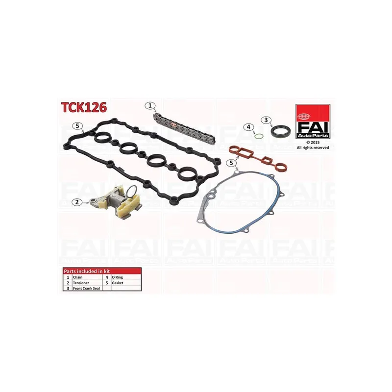 Kit de distribution par chaîne FAI AutoParts TCK126