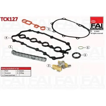 Kit de distribution par chaîne FAI AutoParts TCK127
