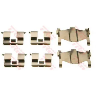 Kit d'accessoires, plaquette de frein à disque TRW PFK400