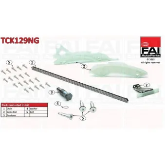 Kit de distribution par chaîne FAI AutoParts TCK129NG