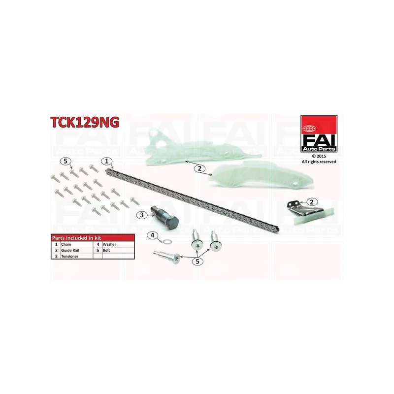 Kit de distribution par chaîne FAI AutoParts TCK129NG