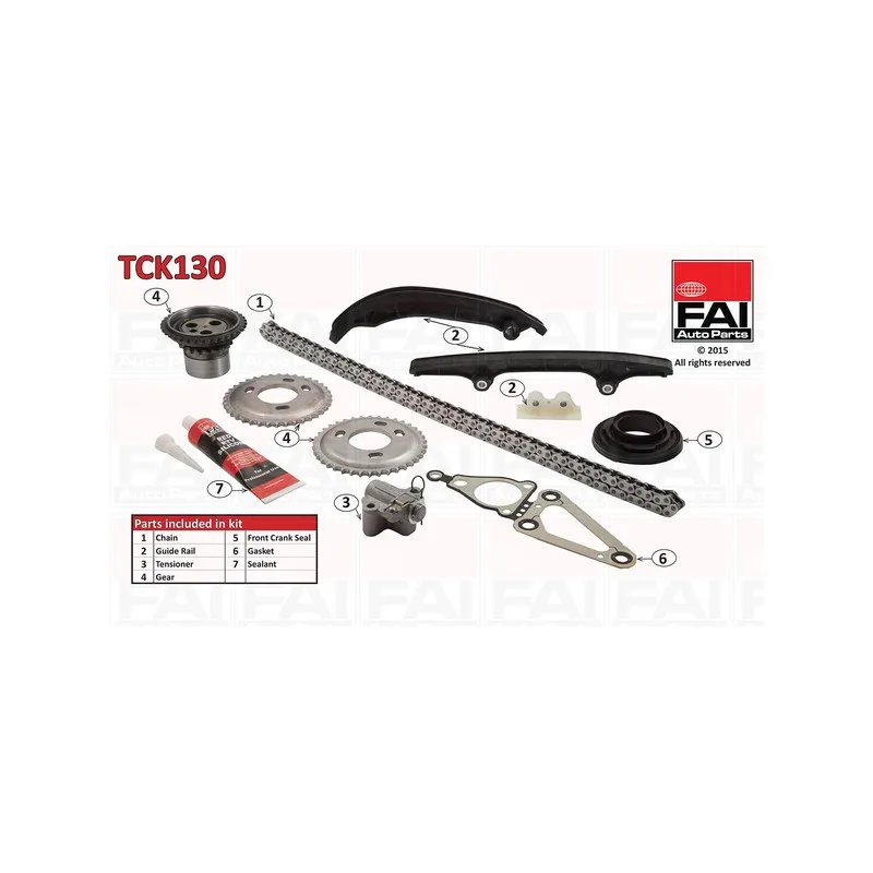 Kit de distribution par chaîne FAI AutoParts TCK130