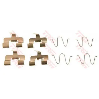 Kit d'accessoires, plaquette de frein à disque TRW PFK401