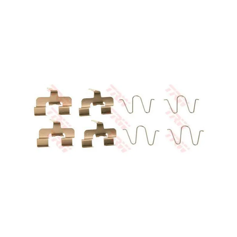 Kit d'accessoires, plaquette de frein à disque TRW PFK401