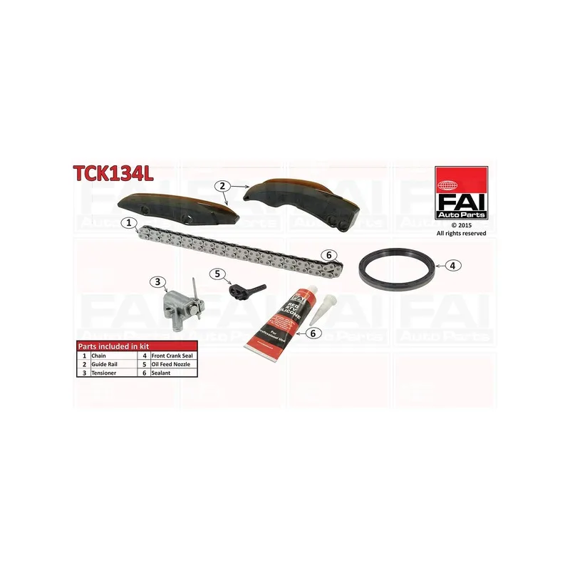 Kit de distribution par chaîne FAI AutoParts TCK134L