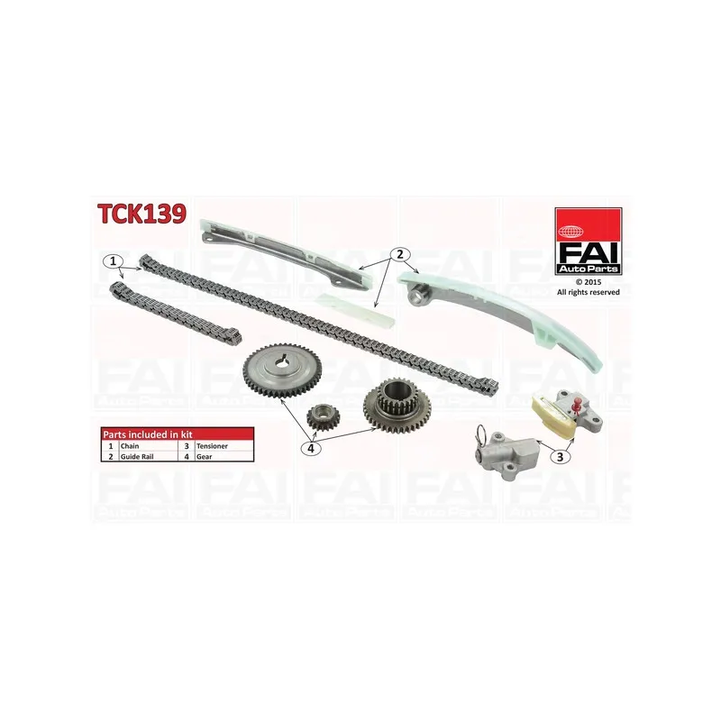 Kit de distribution par chaîne FAI AutoParts TCK139