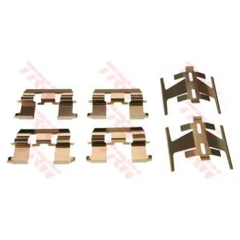 Kit d'accessoires, plaquette de frein à disque TRW PFK402