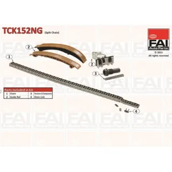 Kit de distribution par chaîne FAI AutoParts TCK152NG