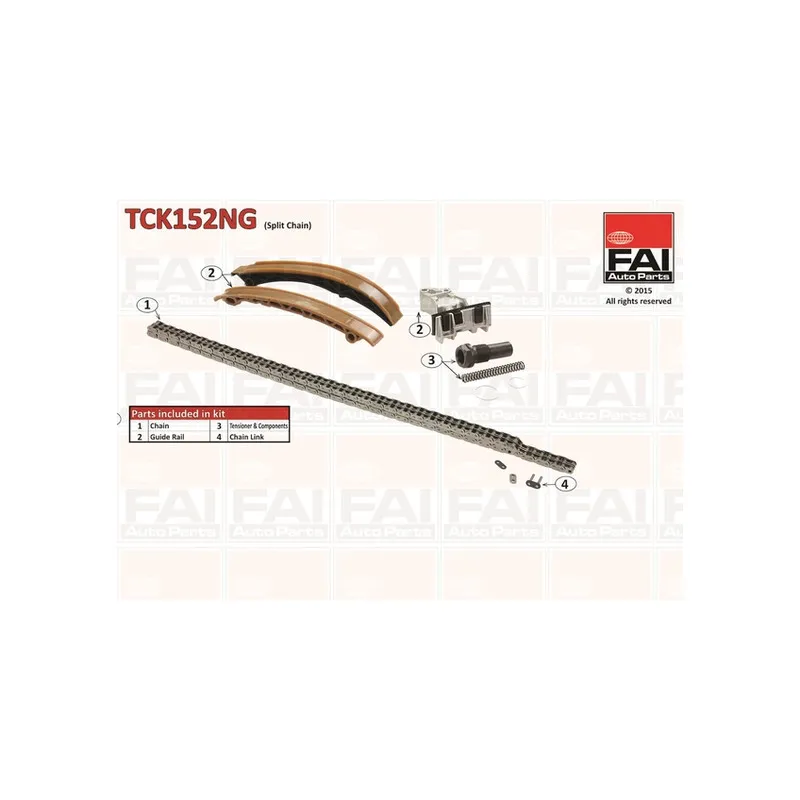 Kit de distribution par chaîne FAI AutoParts TCK152NG