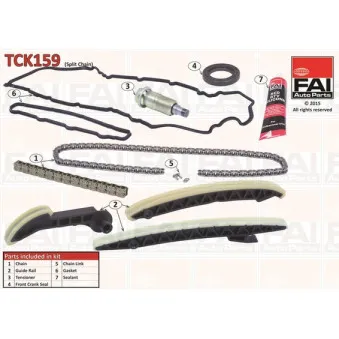Kit de distribution par chaîne FAI AutoParts TCK159