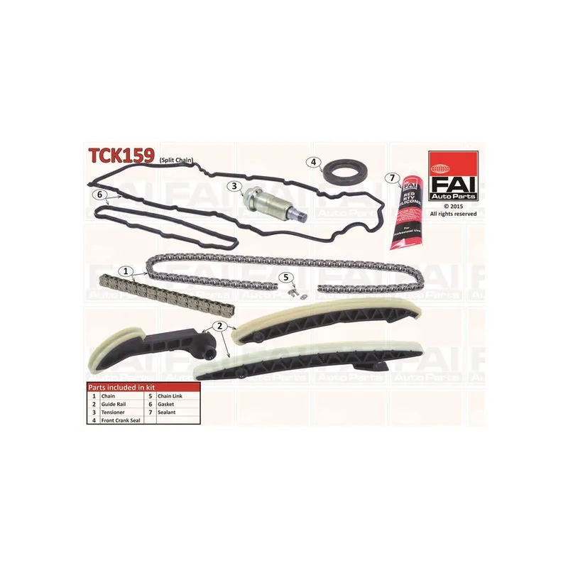 Kit de distribution par chaîne FAI AutoParts TCK159