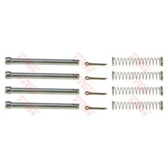 Kit d'accessoires, plaquette de frein à disque TRW PFK404