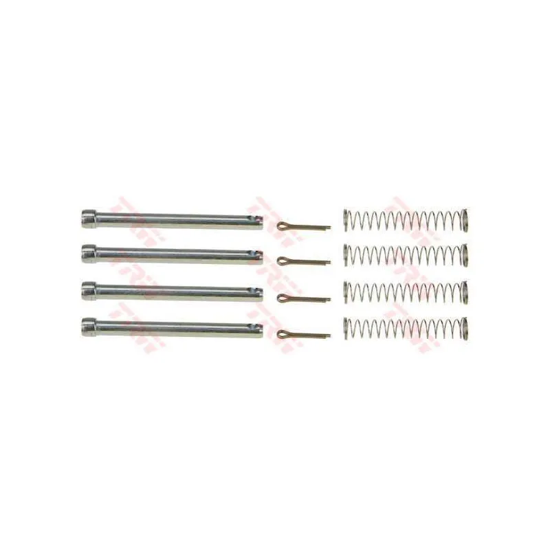 Kit d'accessoires, plaquette de frein à disque TRW PFK404