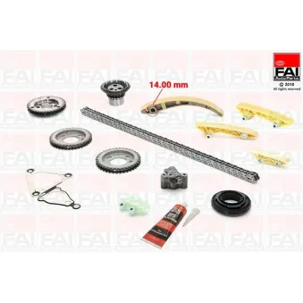 Kit de distribution par chaîne FAI AutoParts TCK160