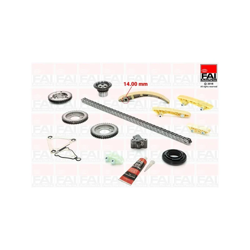 Kit de distribution par chaîne FAI AutoParts TCK160