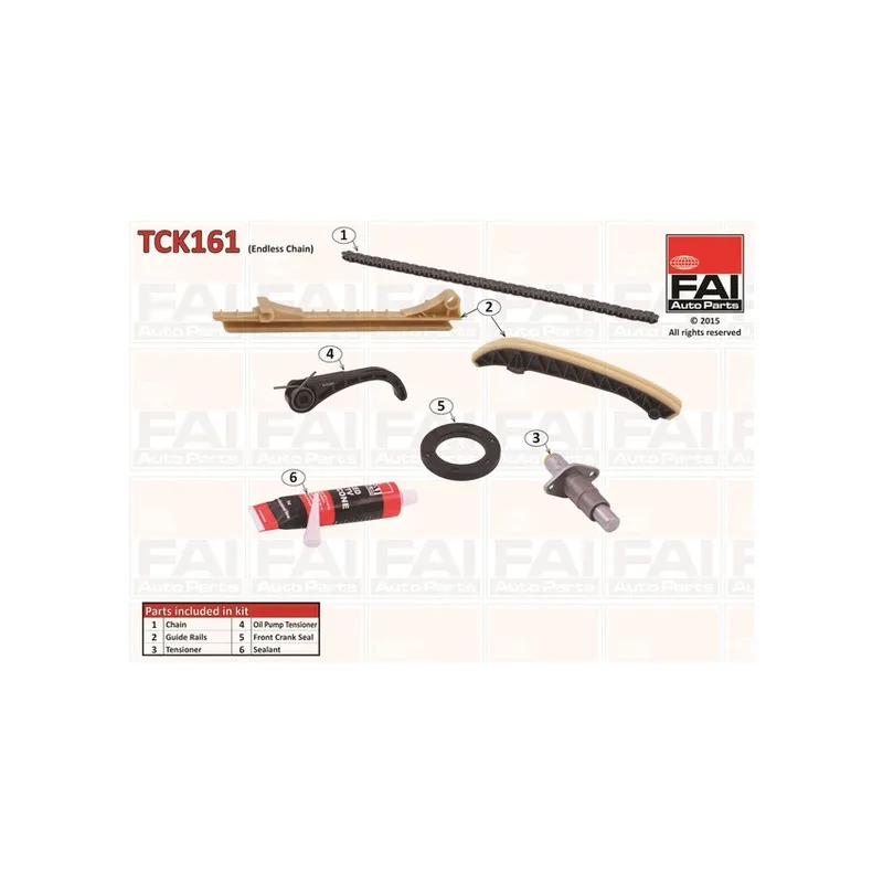 Kit de distribution par chaîne FAI AutoParts TCK161