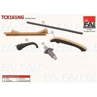 Kit de distribution par chaîne FAI AutoParts TCK161NG
