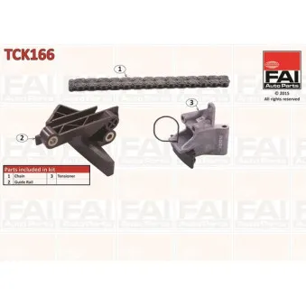 Kit de distribution par chaîne FAI AutoParts TCK166