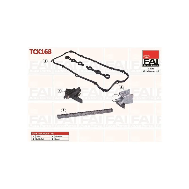 Kit de distribution par chaîne FAI AutoParts TCK168