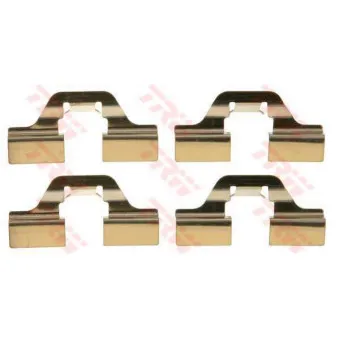 Kit d'accessoires, plaquette de frein à disque TRW PFK405