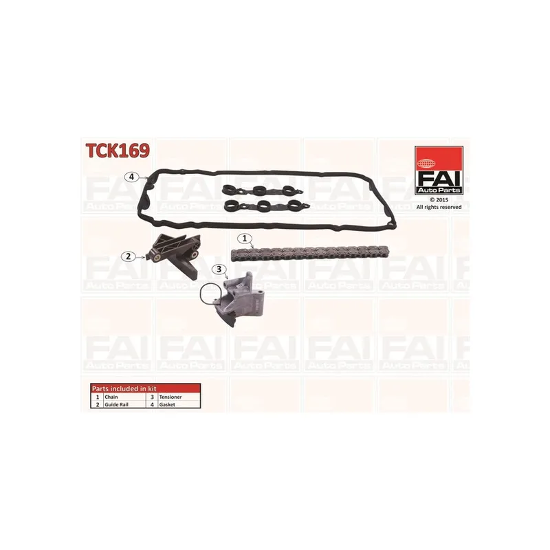 Kit de distribution par chaîne FAI AutoParts TCK169