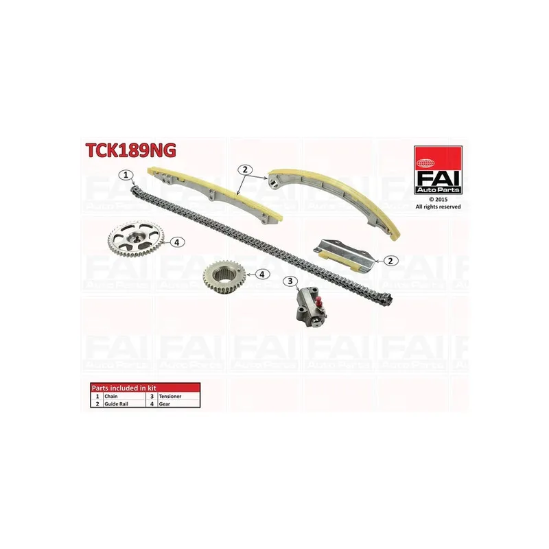 Kit de distribution par chaîne FAI AutoParts TCK189NG