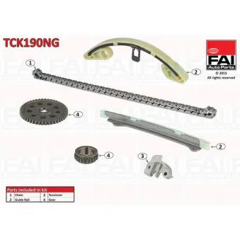 Kit de distribution par chaîne FAI AutoParts TCK190NG