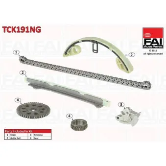 Kit de distribution par chaîne FAI AutoParts