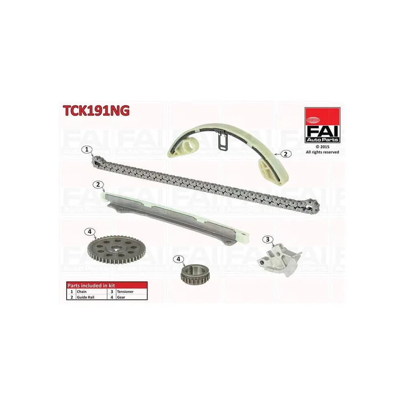 Kit de distribution par chaîne FAI AutoParts TCK191NG