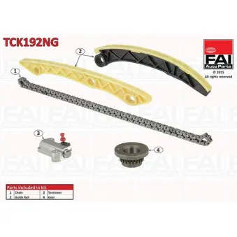 Kit de distribution par chaîne FAI AutoParts TCK192NG