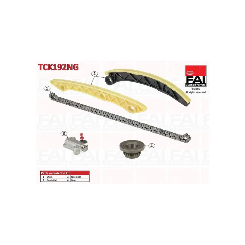 Kit de distribution par chaîne FAI AutoParts TCK192NG