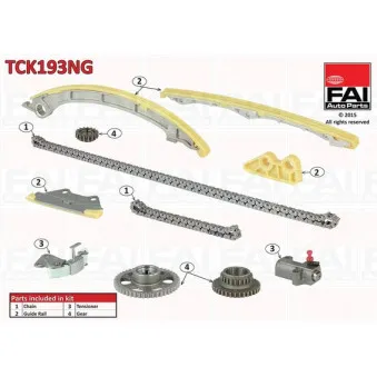 Kit de distribution par chaîne FAI AutoParts