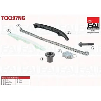 Kit de distribution par chaîne FAI AutoParts TCK197NG