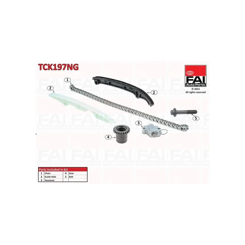 Kit de distribution par chaîne FAI AutoParts TCK197NG