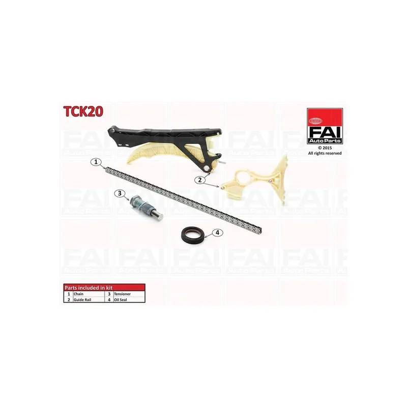 Kit de distribution par chaîne FAI AutoParts TCK20