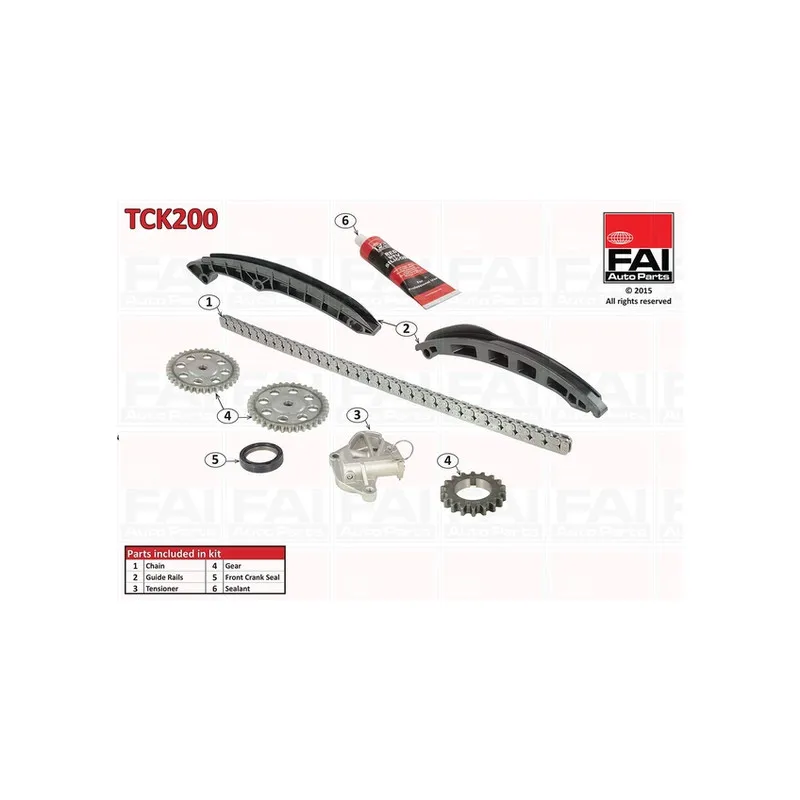 Kit de distribution par chaîne FAI AutoParts TCK200