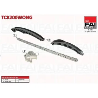 Kit de distribution par chaîne FAI AutoParts TCK200WONG