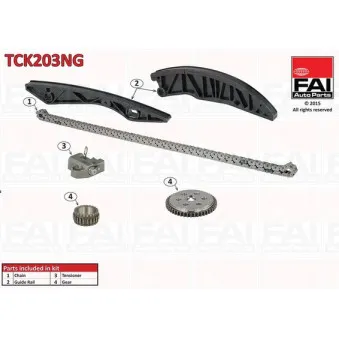 Kit de distribution par chaîne FAI AutoParts