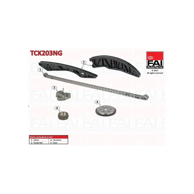 Kit de distribution par chaîne FAI AutoParts TCK203NG