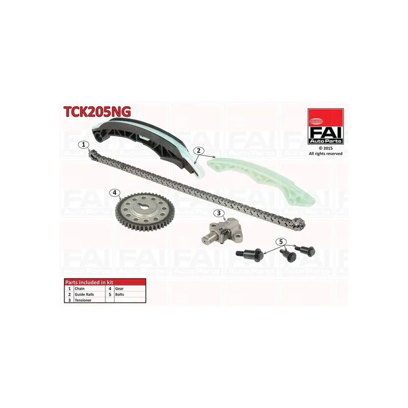 Kit de distribution par chaîne FAI AutoParts TCK205NG