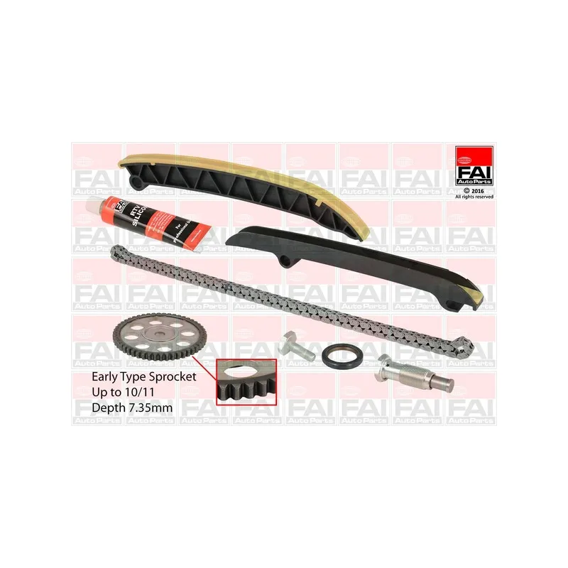 Kit de distribution par chaîne FAI AutoParts TCK208
