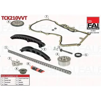 Kit de distribution par chaîne FAI AutoParts TCK210VVT