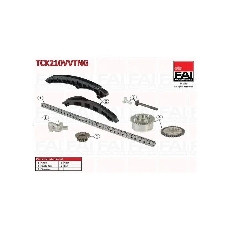 Kit de distribution par chaîne FAI AutoParts TCK210VVTNG