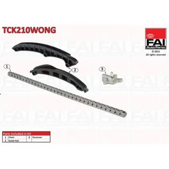 Kit de distribution par chaîne FAI AutoParts TCK210WONG