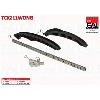 Kit de distribution par chaîne FAI AutoParts TCK211WONG